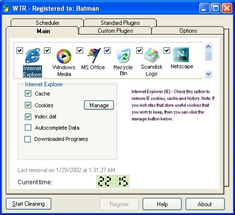 BPS Windows Trace Remover Screenshot